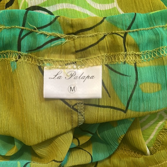 💖La Palapa Tropical Leaf sheer beach coverup. - Picture 4 of 4